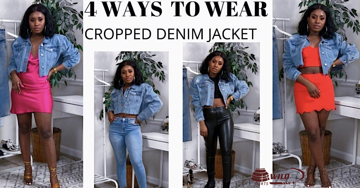 cropped jean jacket